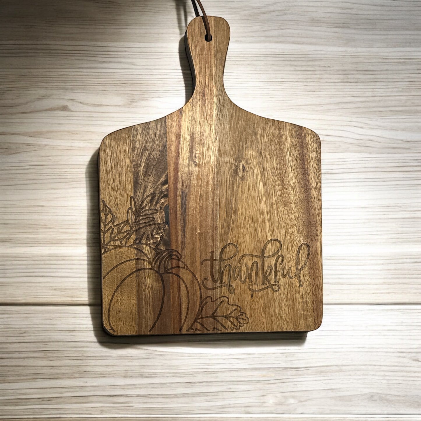 Thankful, pumpkin cutting board