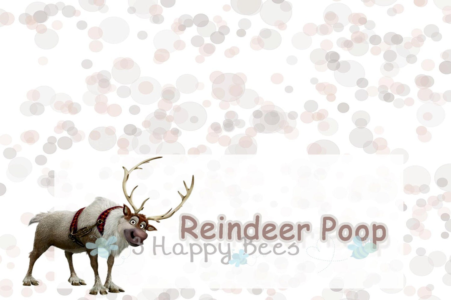 Sven Reindeer Poop Size 4x6