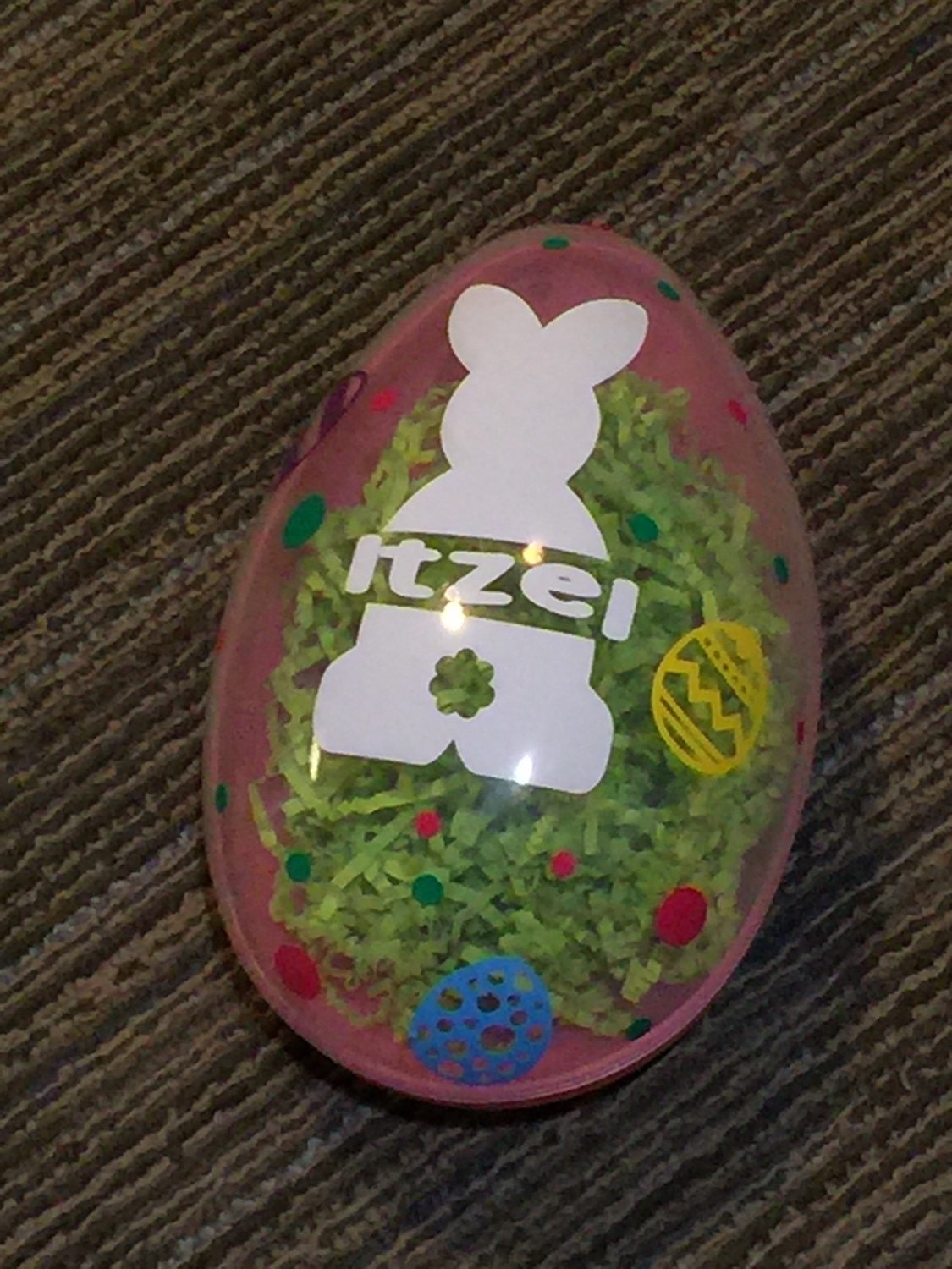 Personalized Jumbo Easter Egg, Personalized Easter Egg