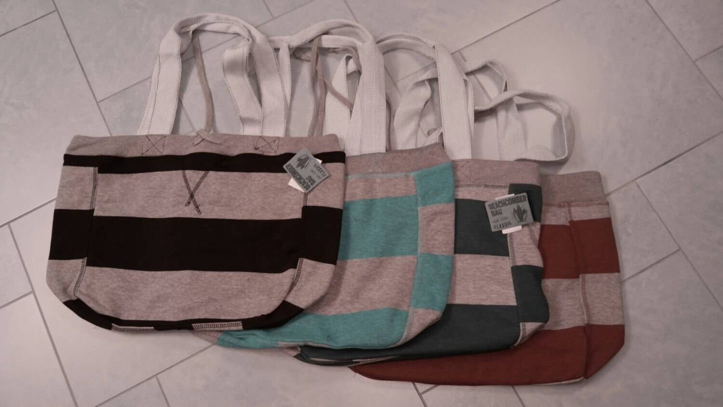 Stripe Monogram Gym Bag