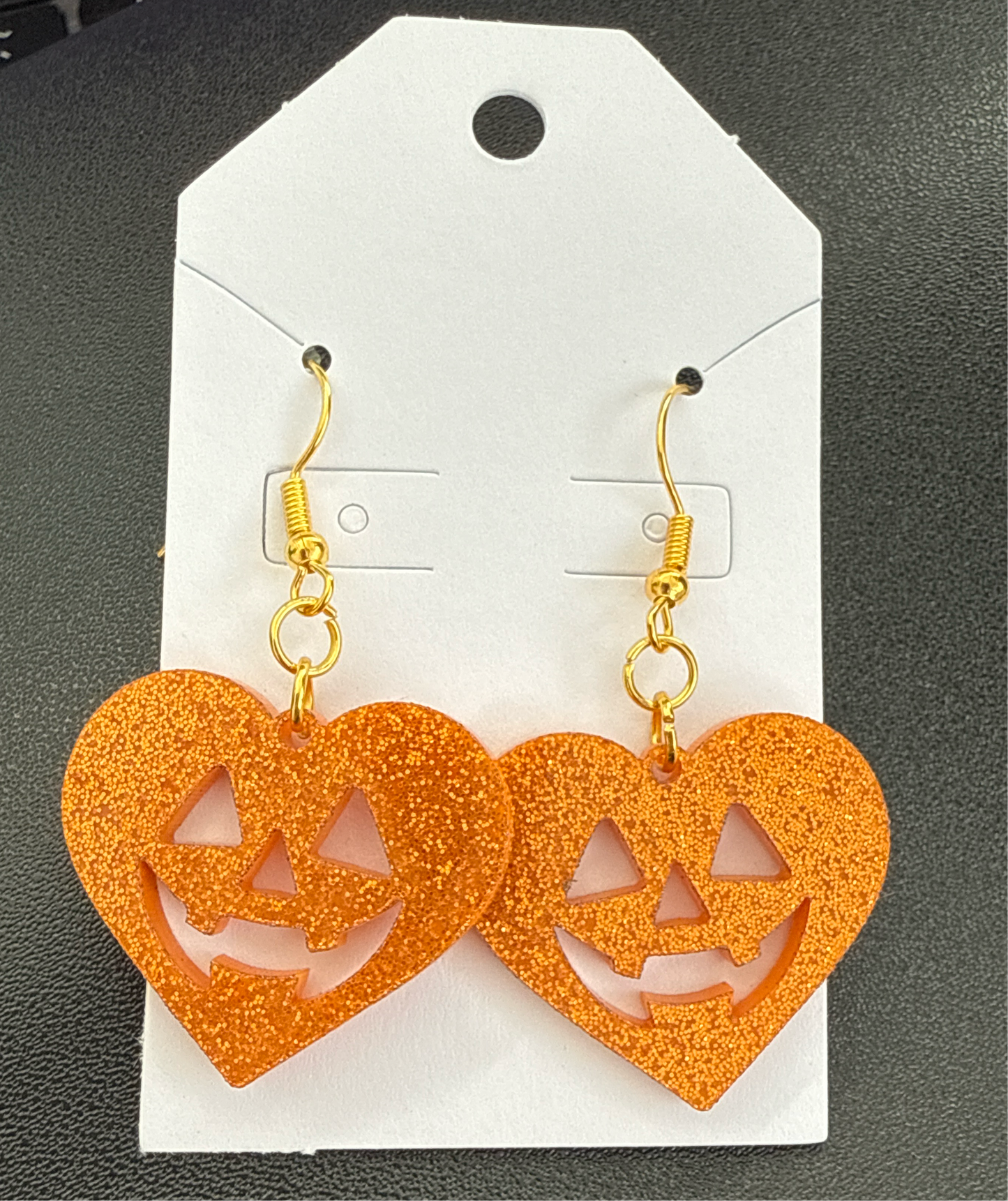 Heart pumpkin Earrings