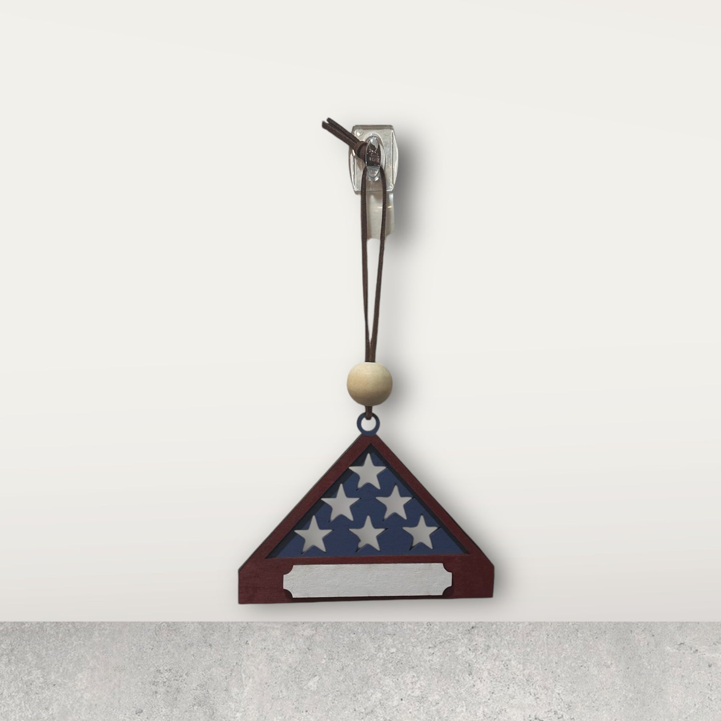 Memorial flag ornament