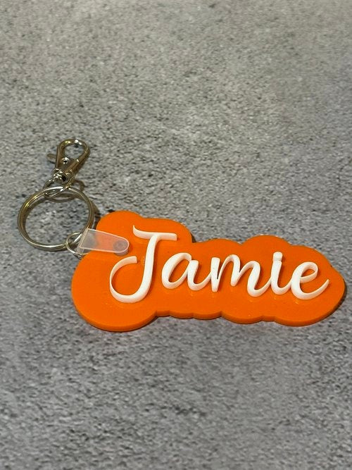 Personalized Acrylic Name Keychain