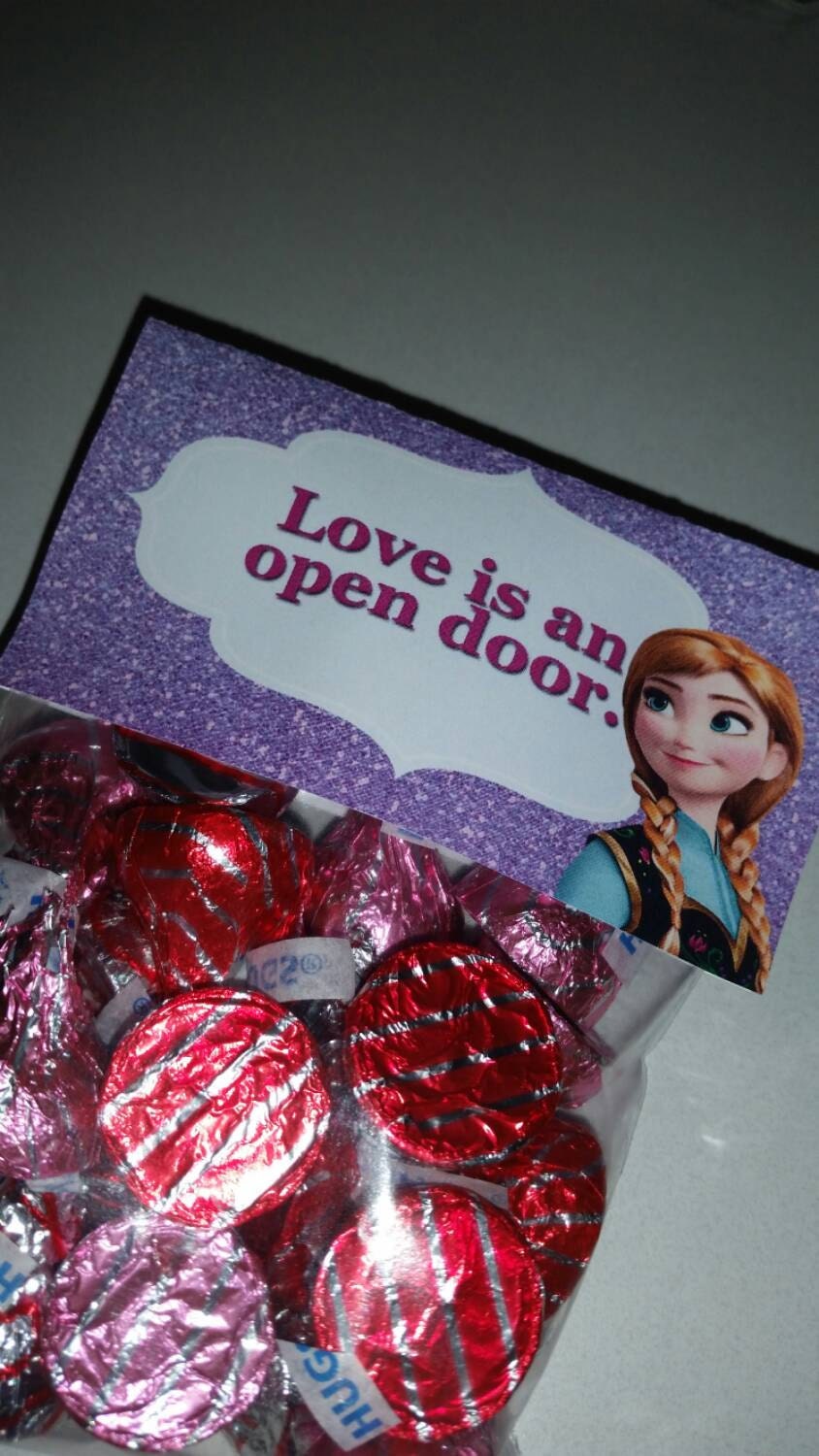 Anna Valentine Treat Bag Topper DIY Printable