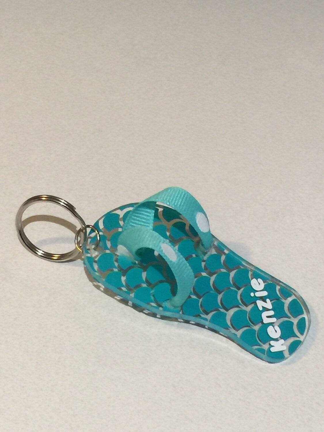 Personalized Flip Flops keychain
