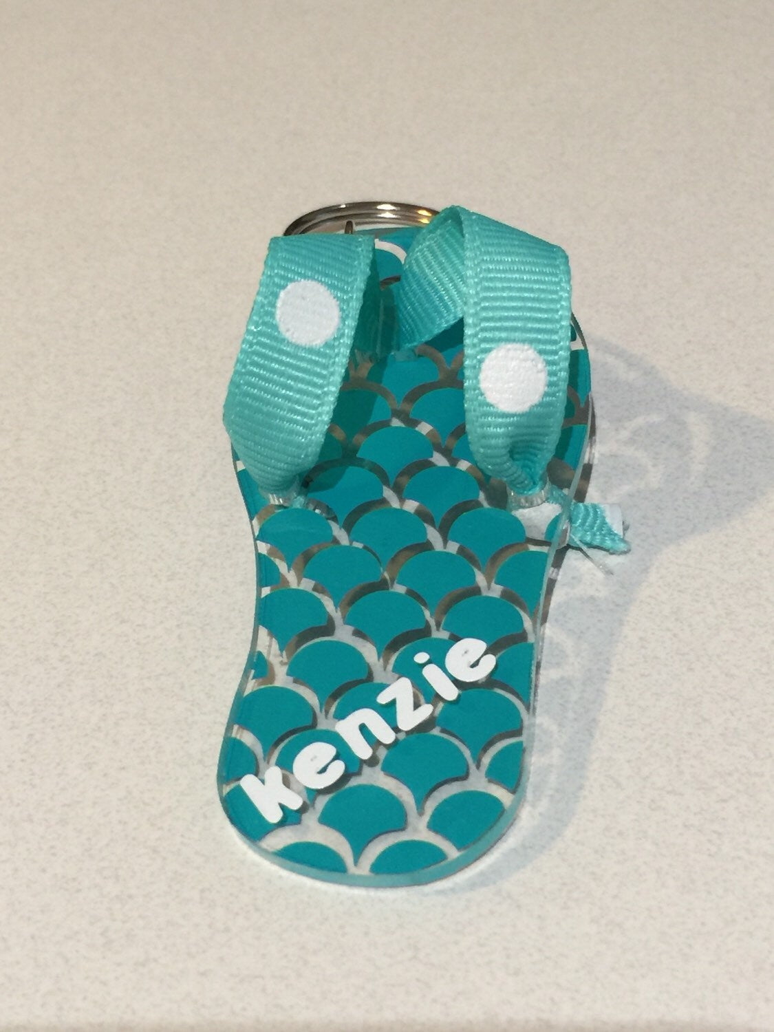 Personalized Flip Flops keychain